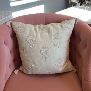 Set of Two Neutral Accent Pillows